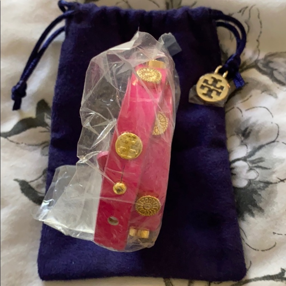 Tory Burch Wrap Around Leather Bracelet